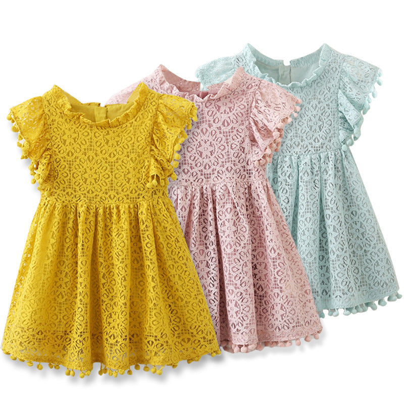 Baby girl full moon one year old dress skirt girl dress Baby girl full moon one year old dress skirt girl dress